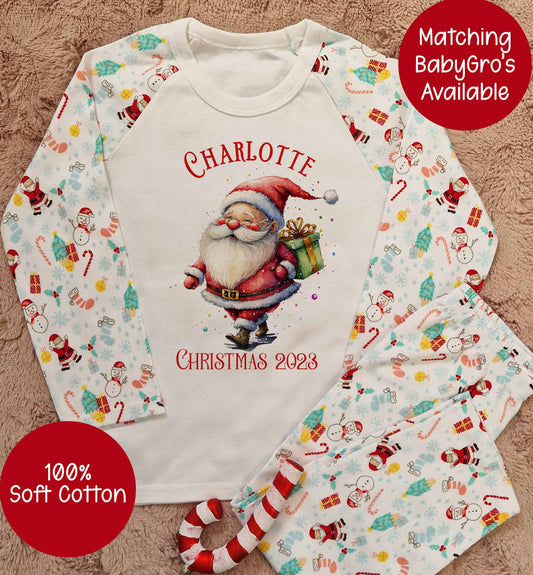 Santa  Christmas  Pyjamas