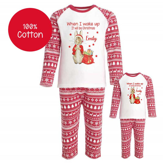 Peter Rabbit Children's Christmas Eve Pyjamas