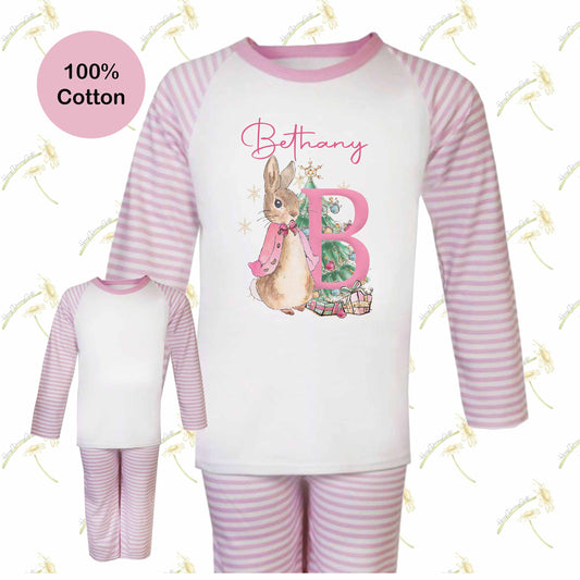 Flopsy Rabbit  Pyjamas ~  lg Initial  Design