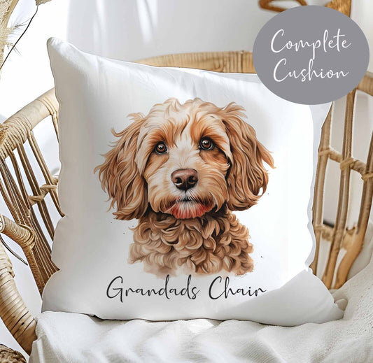 Beautiful Cushion Personalised~Birthday Gift~Dad~Mum~Other~Puppy Blood hound