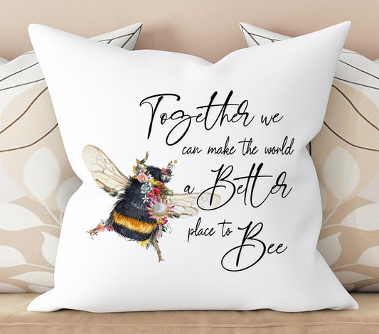 Bumble Bee quote  Personalised  cushion*Birthday gift *Mothers day