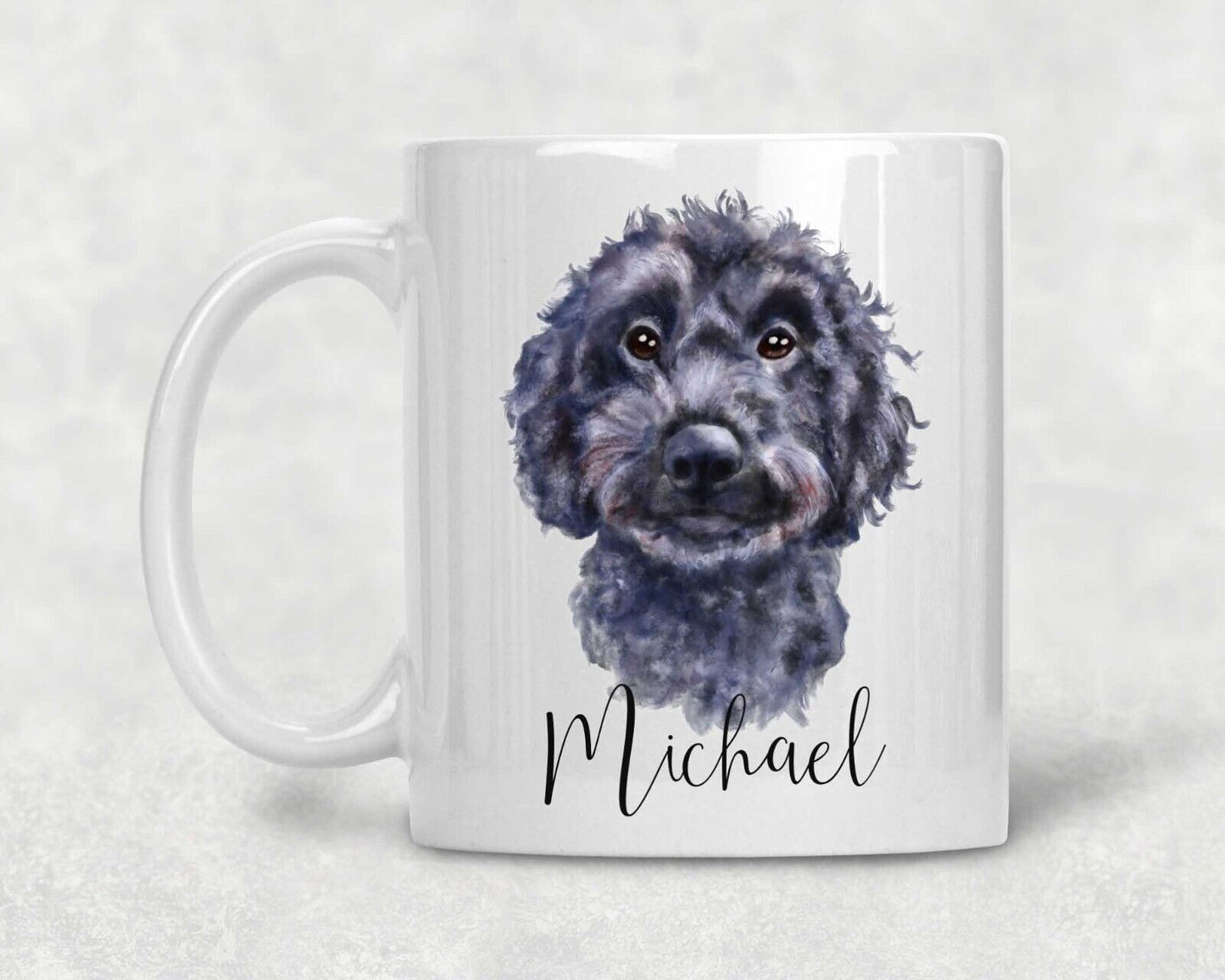 Black Cockerpoo  Dog  ~Ceramic Mug * Christmas~ birthday * Gift * Personalised