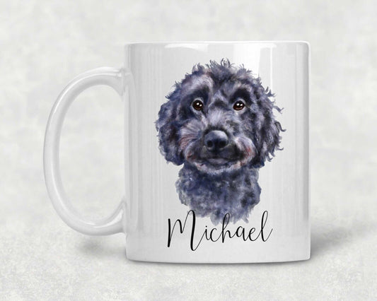 Black Cockerpoo  Dog  ~Ceramic Mug * Christmas~ birthday * Gift * Personalised