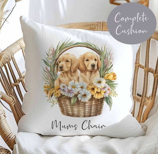 Beautiful Cushion Personalised~Birthday Gift~Dad~Mum~Other~dog~Labrador puppy's