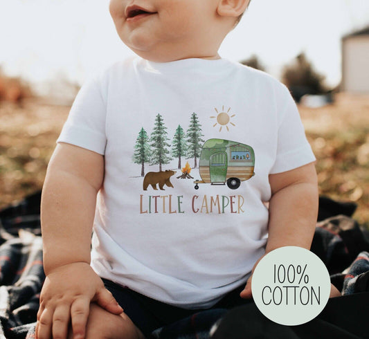 Little Camper ~ Holiday T shirt*Personalised Children's *family holiday