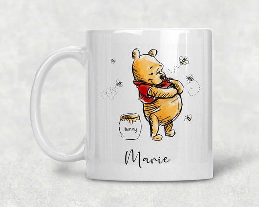 Pooh  ~Ceramic Mug * Christmas~ birthday * Gift * Personalised