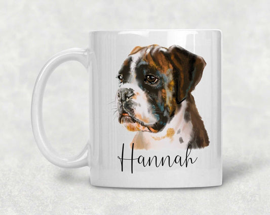 Boxer  Dog  ~Ceramic Mug * Christmas~ birthday *Gift * Personalised