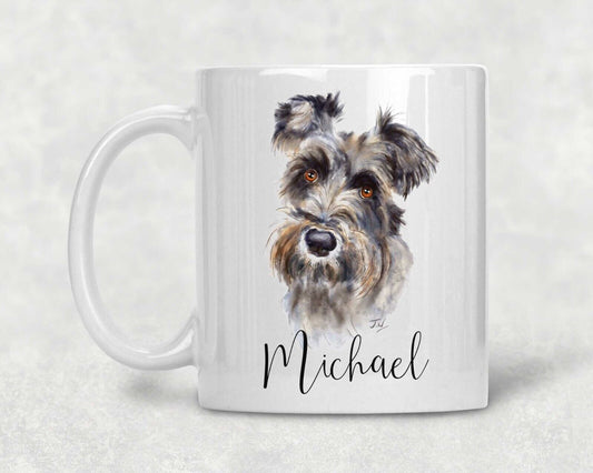 Schnauzer   Dog  ~Ceramic Mug * Christmas~ birthday *Gift * Personalised