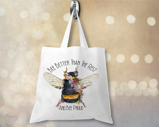 Bumble Bee Bag*  Personalised Tote Bag  Gift ~ Xmas * shopping