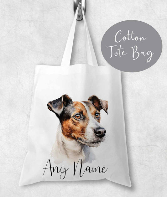 Dog Bag ~Personalised Tote shopping bag ~ lightweight ~gift , birthday , mothers day ~ Jack Russel